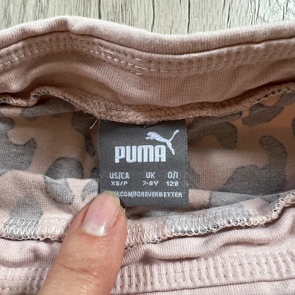 Girls Leopard Alpha Printed Youth Leggings Sz.7-8Y - Picture 5 of 6